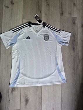 Adidas San Diego FC Away Jersey Size 2XL NWT 25/26 MLS White Soccer Shirt XXL
